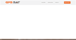 Desktop Screenshot of gpssat.com.br