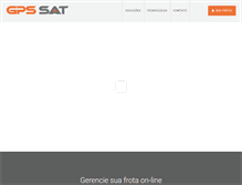 Tablet Screenshot of gpssat.com.br